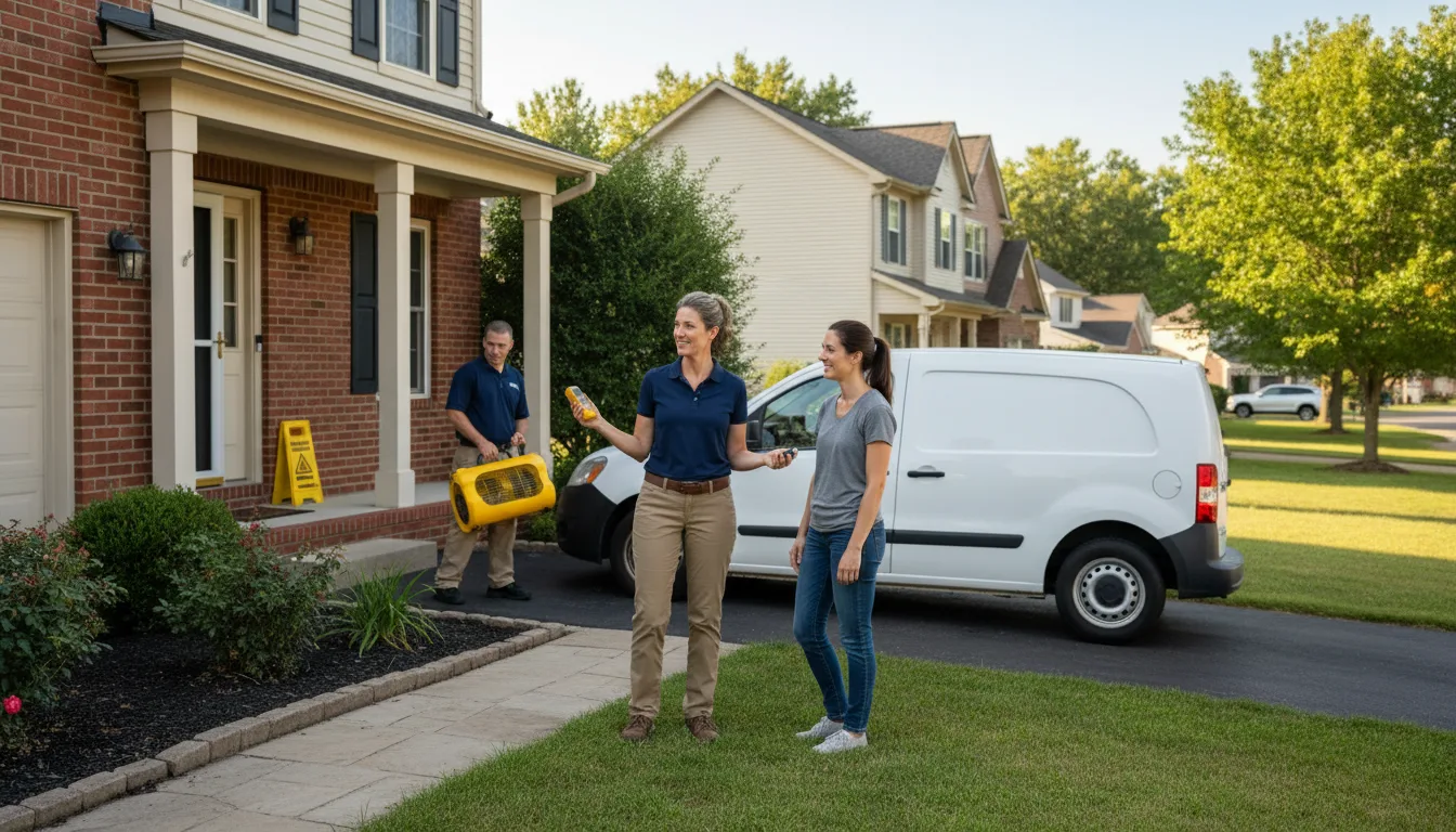 Water restoration image for Water Damage & Restoration Services in Winfield, WV